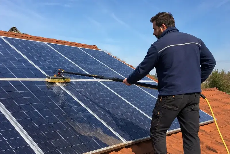 Nettoyage et entretien de panneaux solaires à Fonbeauzard